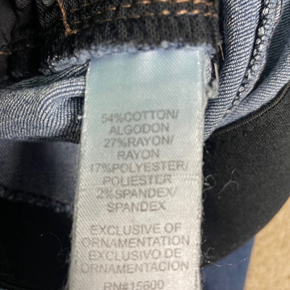 Democracy “Ab” Technology Skinny Jeans Medium Wash Stretch Waist Women's Size 10 - Picture 11 of 13